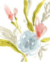 Floral Sonata I Framed Print