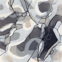 Graphite Swirl II Framed Print