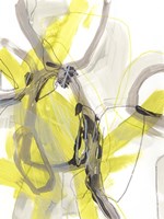 Cement Citron I Framed Print