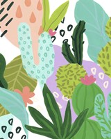 Party Plants III Framed Print