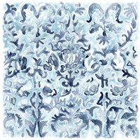 Azure Mosaic Tile III Fine Art Print