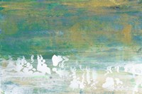 Chartreuse & Aqua II Fine Art Print
