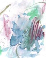 Magenta Wave Form III Framed Print