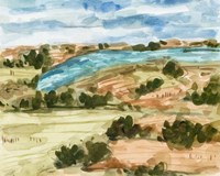 Sunset Village I Fine Art Print