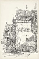 Vintage Italian Village I Fine Art Print