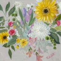 Floral Burst II Fine Art Print