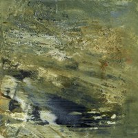 Encaustic Tile in Green VI Fine Art Print