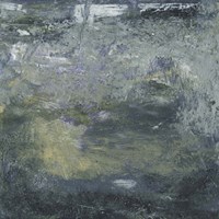 Encaustic Tile in Blue IV Framed Print