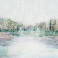 Distant Pond I Framed Print