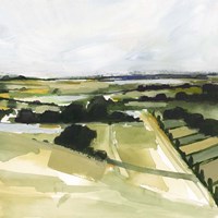 Patchy Landscape I Fine Art Print