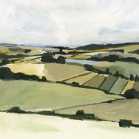 Patchy Landscape II Fine Art Print