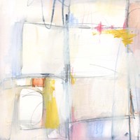 Pastel Meld I Framed Print