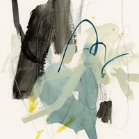 Seafoam & Slate I Framed Print