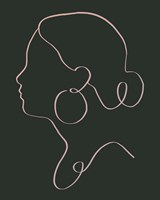 Minimal Cameo II Fine Art Print