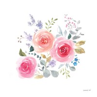 Lush Roses IV Framed Print