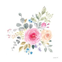 Lush Roses III Framed Print
