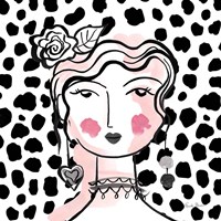 Pretty Faces II Pink Fine Art Print