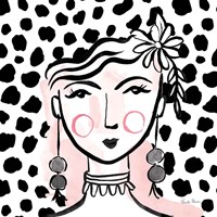 Pretty Faces I Pink Fine Art Print