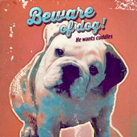 Pet Sentiment III-Beware Fine Art Print