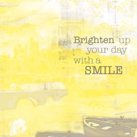 Textured Sentiment Yellow II Fine Art Print