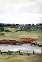 Farmhouse Fields II Fine Art Print