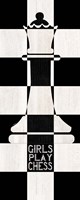 Chessboard Sentiment Vertical III-Girls Fine Art Print