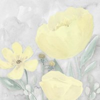 Peaceful Repose Gray & Yellow II Fine Art Print