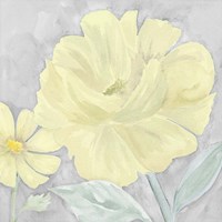 Peaceful Repose Gray & Yellow IV Fine Art Print
