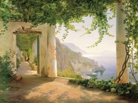 View to the Amalfi Coast Fine Art Print
