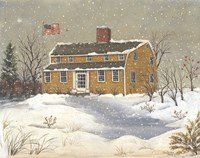 Burnham Tavern in Winter Fine Art Print