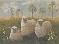 Three Sheep Fine Art Print