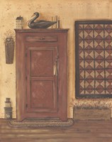 Old Red Pie Safe Fine Art Print