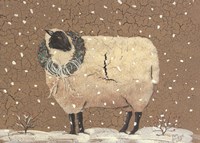 Christmas Sheep Fine Art Print