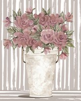 Pink Posies I Fine Art Print