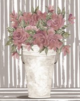 Pink Posies II Fine Art Print