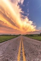 Road and Sky Meeting Fine Art Print