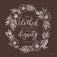 She is Clothed Fine Art Print