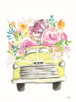 Yellow Flower Truck Fine Art Print