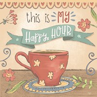 Coffee Happy Hour Fine Art Print