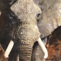 Mandala Elephant Fine Art Print