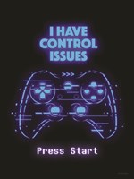 Gamer Control Issues Fine Art Print