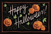 Happy Halloween Jack O Lanterns Fine Art Print