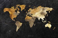 Dramatic World Map Fine Art Print