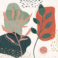 Abstract Blossom V Framed Print