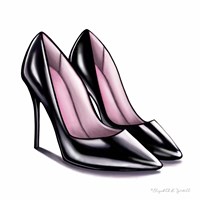 Black High Heels Fine Art Print