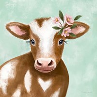 Farmhouse Cow Fine Art Print