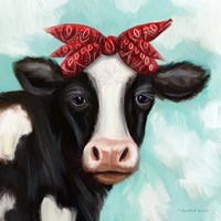 Cow Girl Fine Art Print