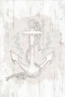 Calming Coastal Anchor Fine Art Print
