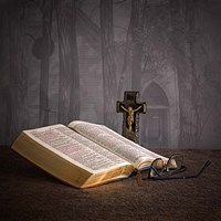 Bible Still Life Fine Art Print