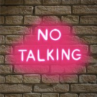 No Talking Fine Art Print